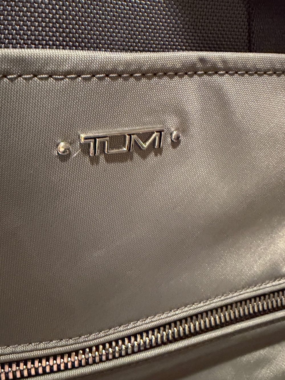 Tumi Olive Gray Men's Backpack with Black Accents - Picture 4 of 8